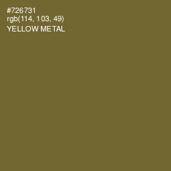 #726731 - Yellow Metal Color Image